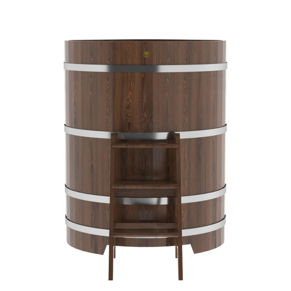 Купель угловая Bentwood из мореного дуба 1,03х1,03 Высота 1,4 м. Фото № 4