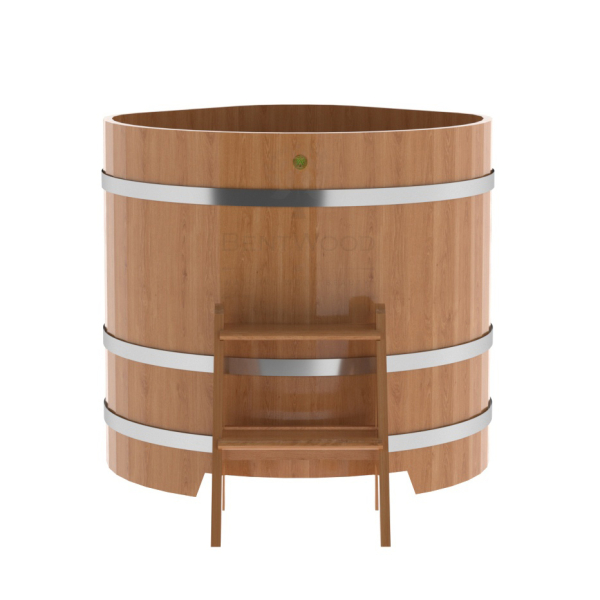 Купель угловая Bentwood из натурального дуба 1,03х1,03 Высота 1,0 м. Фото № 4
