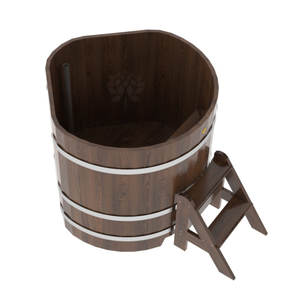 Купель угловая Bentwood из мореного дуба 1,03х1,03 Высота 1,0 м. Фото № 2