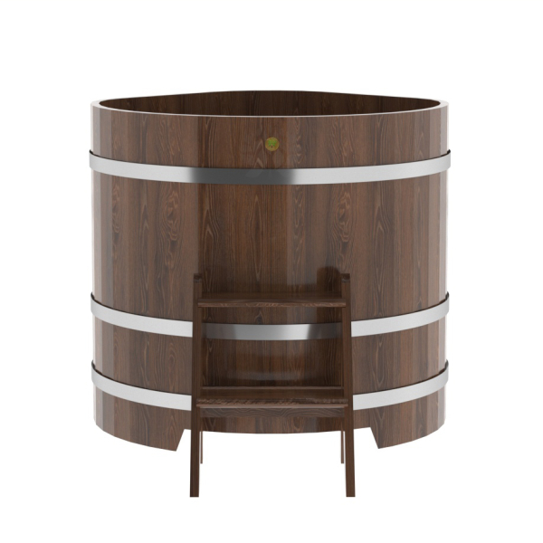 Купель угловая Bentwood из мореного дуба 1,03х1,03 Высота 1,0 м. Фото № 4