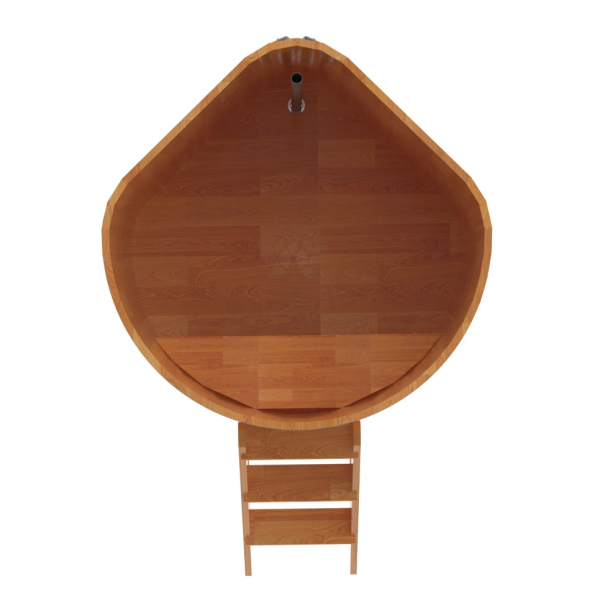 Купель угловая Bentwood из сращенных ламелей натуральной лиственницы 1,19х1,19 Высота 1,2 м. Фото № 5