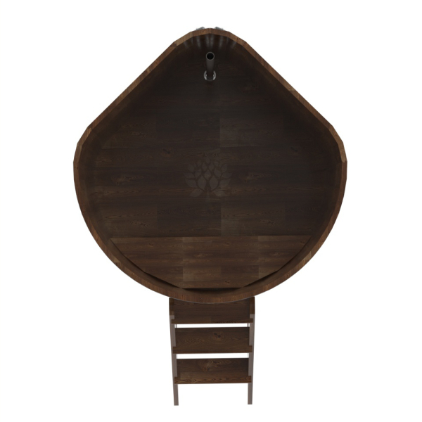 Купель угловая Bentwood из сращенных ламелей мореной лиственницы 1,19х1,19 Высота 1,2 м. Фото № 5