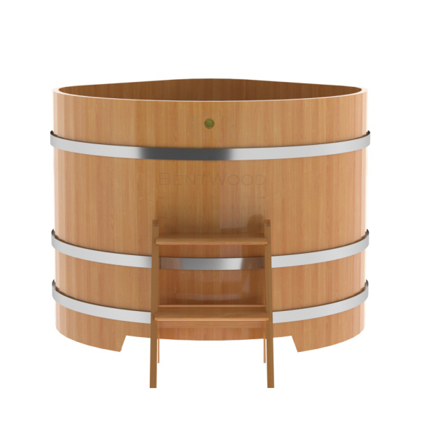 Купель угловая Bentwood из натуральной лиственницы Премиум 1,19х1,19 Высота 1,0 м. Фото № 3
