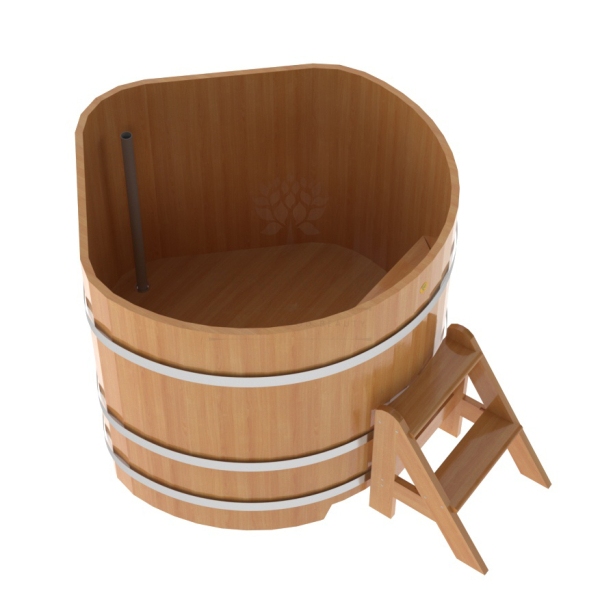 Купель угловая Bentwood из натуральной лиственницы Премиум 1,19х1,19 Высота 1,0 м. Фото № 4