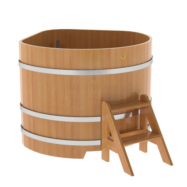 Купель угловая Bentwood из натуральной лиственницы Премиум 1,19х1,19 Высота 1,0 м. Фото № 1