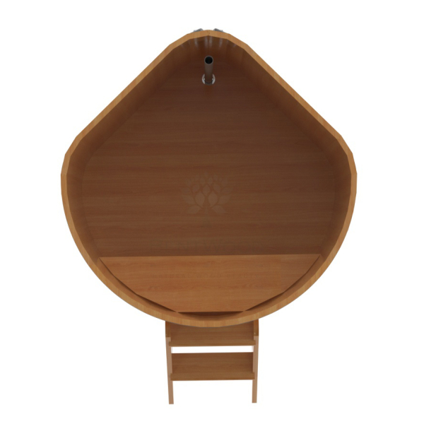 Купель угловая Bentwood из натуральной лиственницы Премиум 1,19х1,19 Высота 1,1 м. Фото № 5