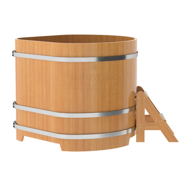 Купель угловая Bentwood из натуральной лиственницы Премиум 1,19х1,19 Высота 1,1 м. Фото № 2