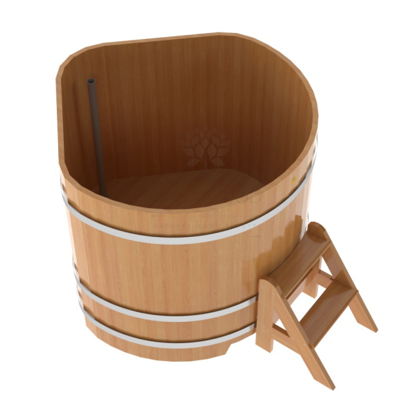 Купель угловая Bentwood из натуральной лиственницы Премиум 1,19х1,19 Высота 1,1 м. Фото № 4