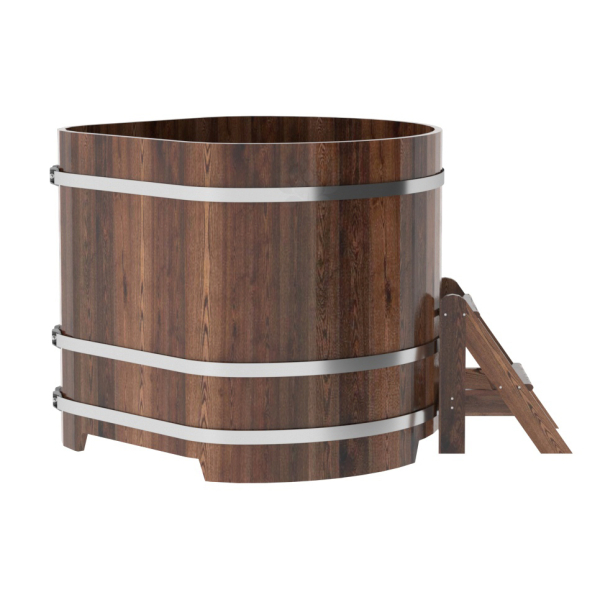 Купель угловая Bentwood из мореной лиственницы Премиум 1,19х1,19 Высота 1,1 м. Фото № 2