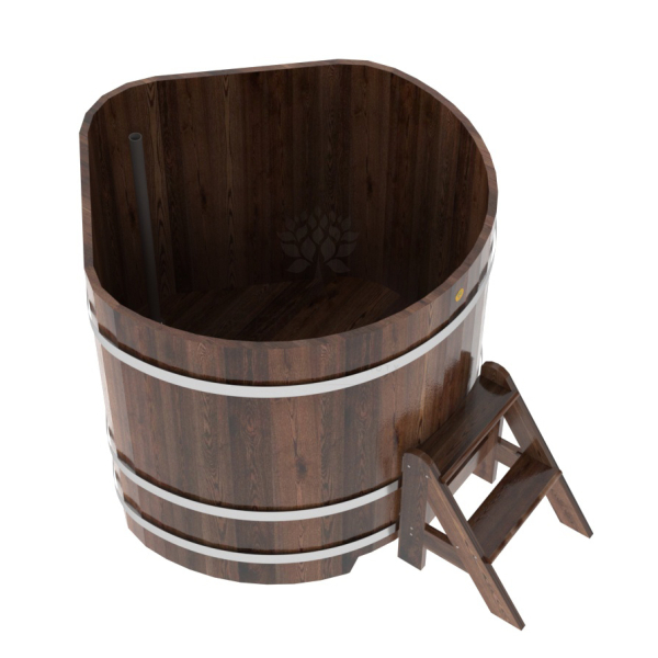 Купель угловая Bentwood из мореной лиственницы Премиум 1,19х1,19 Высота 1,1 м. Фото № 5