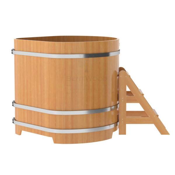Купель угловая Bentwood из натуральной лиственницы Премиум 1,19х1,19 Высота 1,2 м. Фото № 2