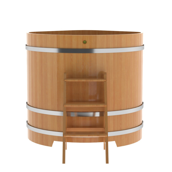 Купель угловая Bentwood из натуральной лиственницы Премиум 1,19х1,19 Высота 1,2 м. Фото № 3