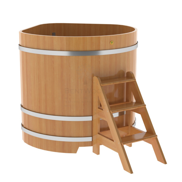 Купель угловая Bentwood из натуральной лиственницы Премиум 1,19х1,19 Высота 1,2 м. Фото № 1
