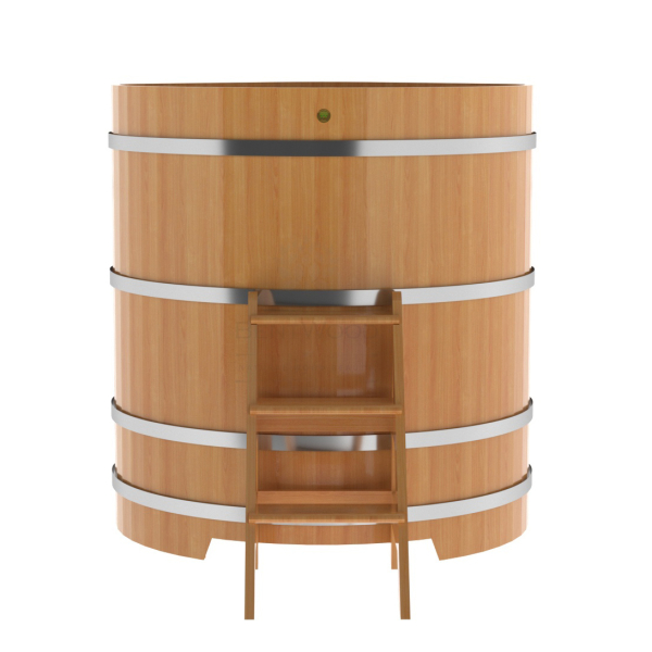 Купель угловая Bentwood из натуральной лиственницы Премиум 1,19х1,19 Высота 1,4 м. Фото № 2