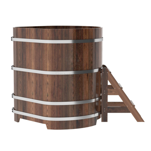 Купель угловая Bentwood из мореной лиственницы Премиум 1,19х1,19 Высота 1,4 м. Фото № 3