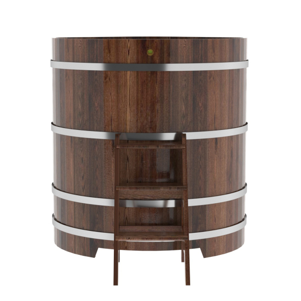 Купель угловая Bentwood из мореной лиственницы Премиум 1,19х1,19 Высота 1,4 м. Фото № 4