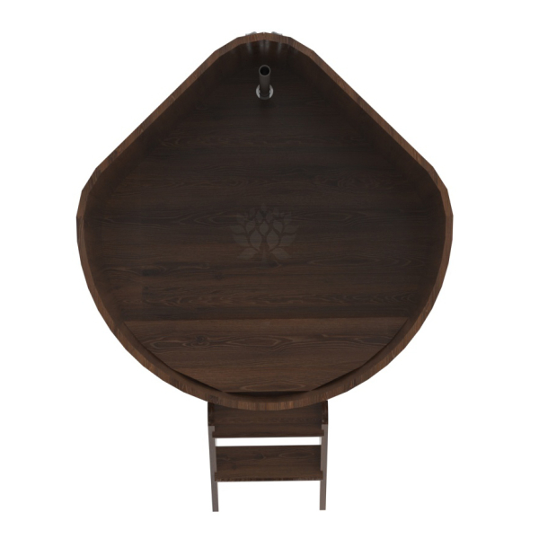 Купель угловая Bentwood из мореного дуба 1,19х1,19 Высота 1,0 м. Фото № 5