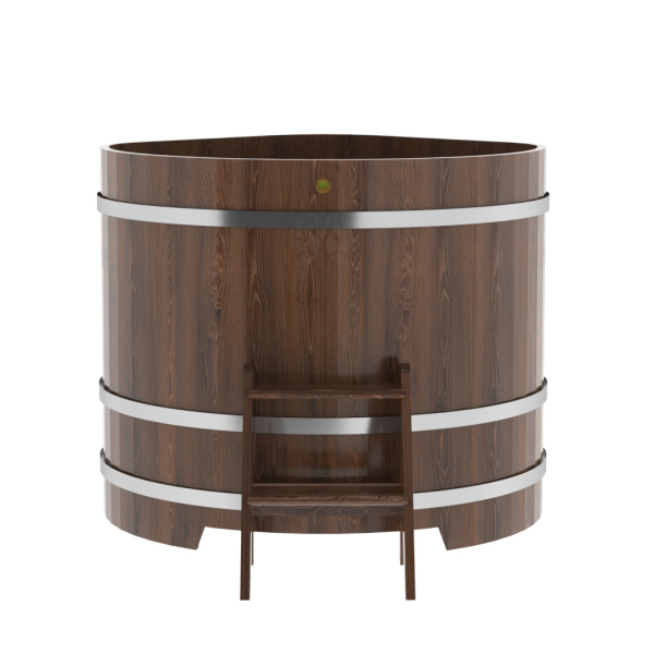 Купель угловая Bentwood из мореного дуба 1,19х1,19 Высота 1,1 м. Фото № 2