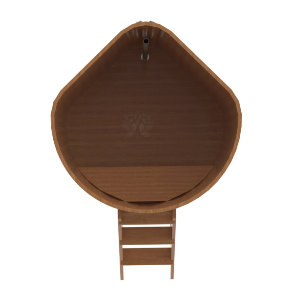 Купель угловая Bentwood из натурального дуба 1,19х1,19 Высота 1,4 м. Фото № 5