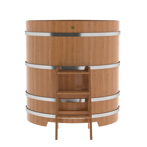 Купель угловая Bentwood из натурального дуба 1,19х1,19 Высота 1,4 м. Фото № 2