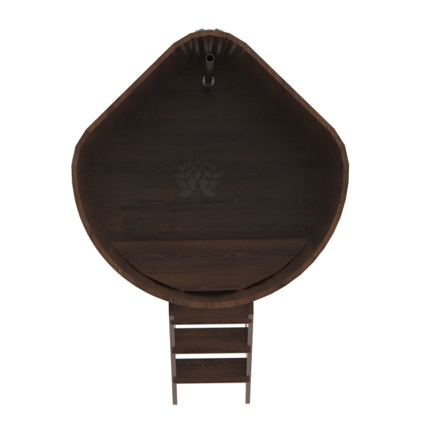 Купель угловая Bentwood из мореного дуба 1,19х1,19 Высота 1,4 м. Фото № 5