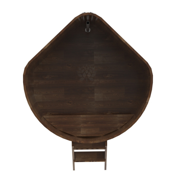 Купель угловая Bentwood из сращенных ламелей мореной лиственницы 1,37х1,37 Высота 1,1 м. Фото № 5