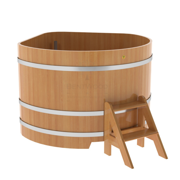 Купель угловая Bentwood из натуральной лиственницы Премиум 1,37х1,37 Высота 1,0 м. Фото № 1