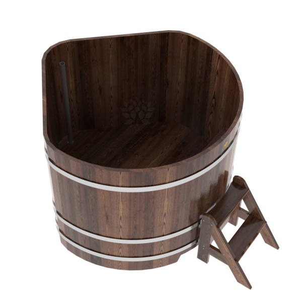 Купель угловая Bentwood из мореной лиственницы Премиум 1,37х1,37 Высота 1,1 м. Фото № 4