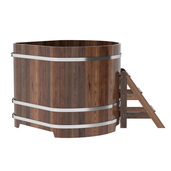 Купель угловая Bentwood из мореной лиственницы Премиум 1,37х1,37 Высота 1,2 м. Фото № 2