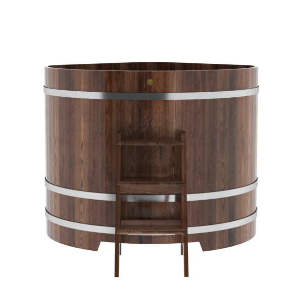 Купель угловая Bentwood из мореной лиственницы Премиум 1,37х1,37 Высота 1,2 м. Фото № 3