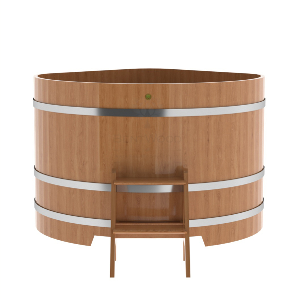 Купель угловая Bentwood из натурального дуба 1,37х1,37 Высота 1,0 м. Фото № 2