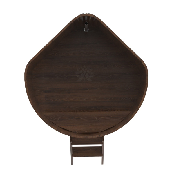 Купель угловая Bentwood из мореного дуба 1,37х1,37 Высота 1,0 м. Фото № 5