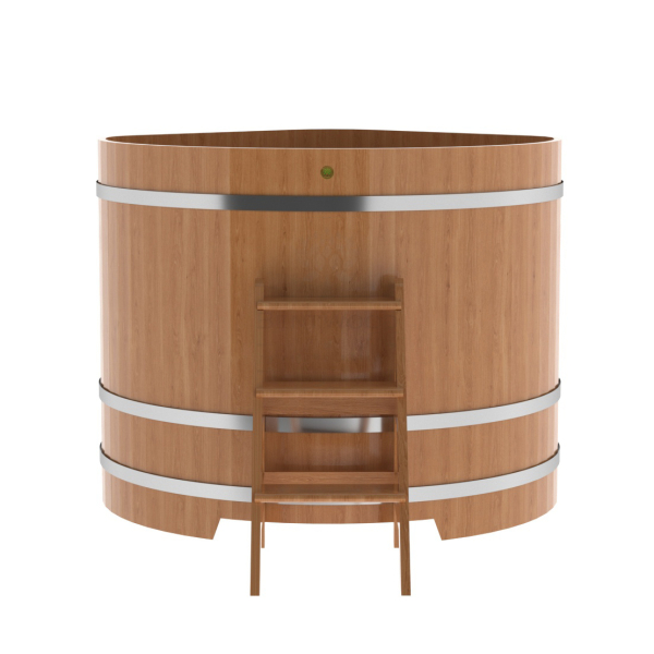 Купель угловая Bentwood из натурального дуба 1,37х1,37 Высота 1,2 м. Фото № 2