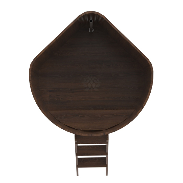 Купель угловая Bentwood из мореного дуба 1,37х1,37 Высота 1,2 м. Фото № 5