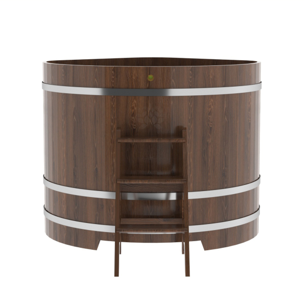 Купель угловая Bentwood из мореного дуба 1,37х1,37 Высота 1,2 м. Фото № 2