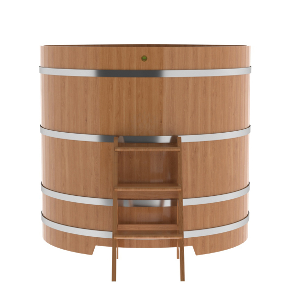 Купель угловая Bentwood из натурального дуба 1,37х1,37 Высота 1,4 м. Фото № 2