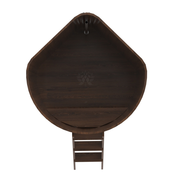 Купель угловая Bentwood из мореного дуба 1,37х1,37 Высота 1,4 м. Фото № 5