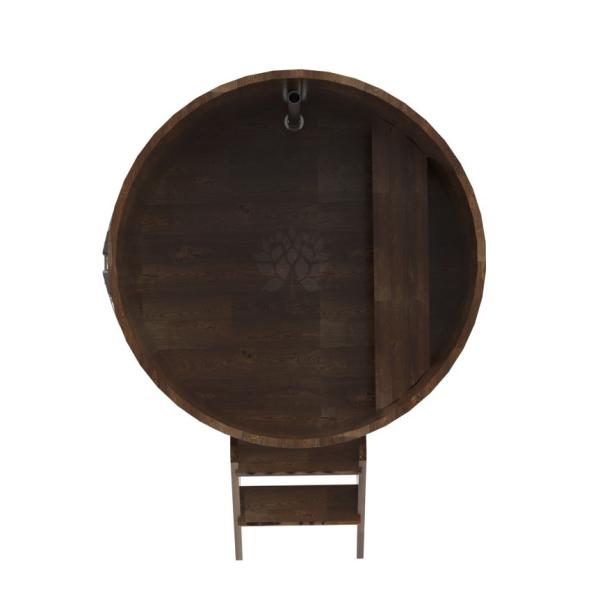 Купель Круглая Bentwood из сращенных ламелей мореной лиственницы 1,17 х 1,17 х 1,1 м. Фото № 5