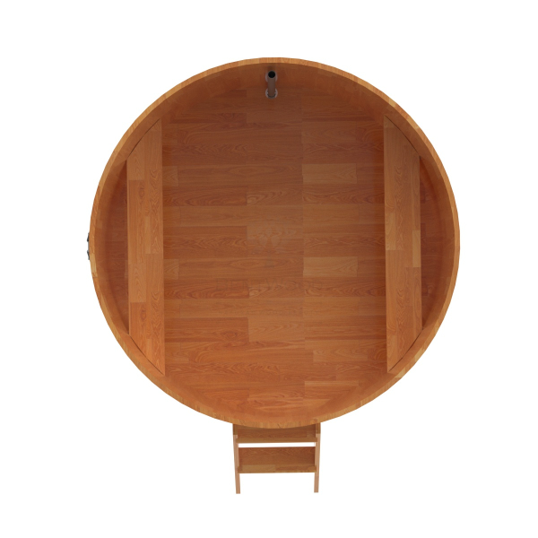 Купель Круглая Bentwood из сращенных ламелей натуральной лиственницы 1,80 х 1,80 х 1,0 м. Фото № 5