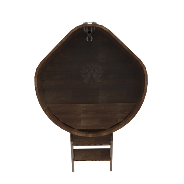 Купель угловая Bentwood из сращенных ламелей мореной лиственницы 1,03х1,03 Высота 1,1 м. Фото № 5