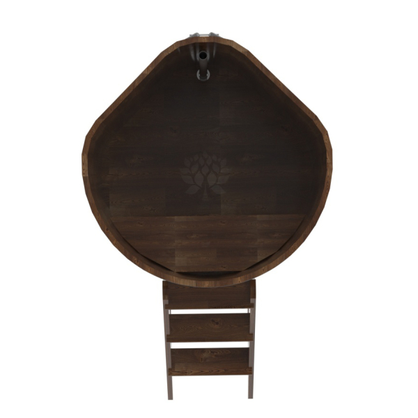 Купель угловая Bentwood из сращенных ламелей мореной лиственницы 1,03х1,03 Высота 1,2 м. Фото № 5