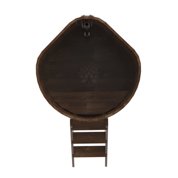 Купель угловая Bentwood из сращенных ламелей мореной лиственницы 1,03х1,03 Высота 1,4 м. Фото № 5