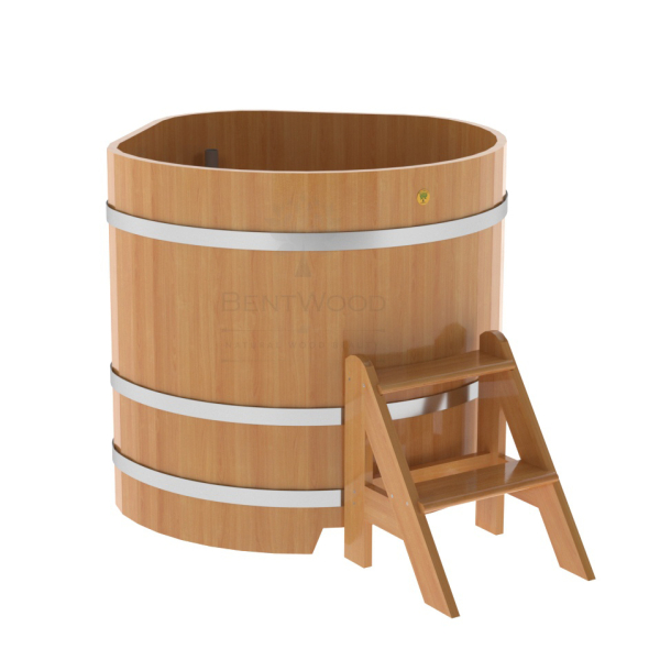 Купель угловая Bentwood из натуральной лиственницы Премиум 1,03х1,03 Высота 1,0 м. Фото № 1