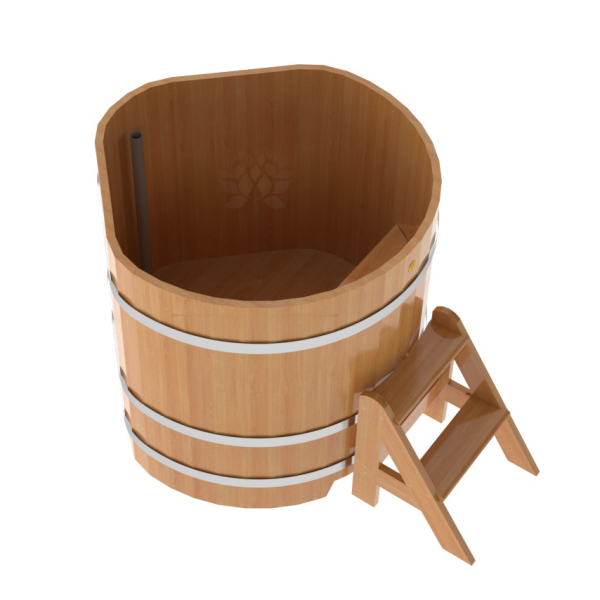 Купель угловая Bentwood из натуральной лиственницы Премиум 1,03х1,03 Высота 1,0 м. Фото № 4