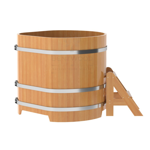 Купель угловая Bentwood из натуральной лиственницы Премиум 1,03х1,03 Высота 1,0 м. Фото № 2