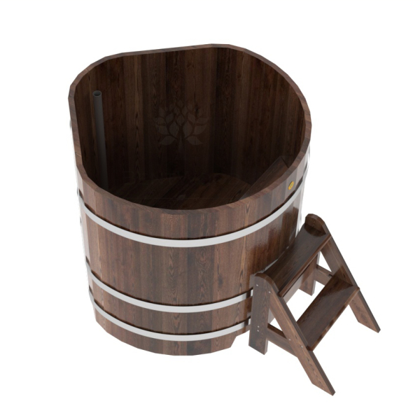 Купель угловая Bentwood из мореной лиственницы Премиум 1,03х1,03 Высота 1,0 м. Фото № 5