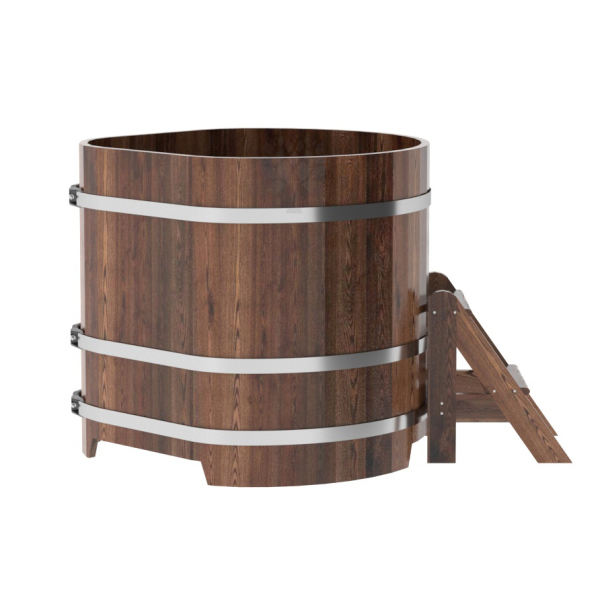 Купель угловая Bentwood из мореной лиственницы Премиум 1,03х1,03 Высота 1,0 м. Фото № 2