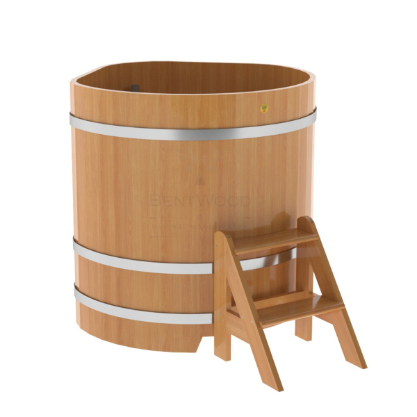 Купель угловая Bentwood из натуральной лиственницы Премиум 1,03х1,03 Высота 1,1 м. Фото № 1