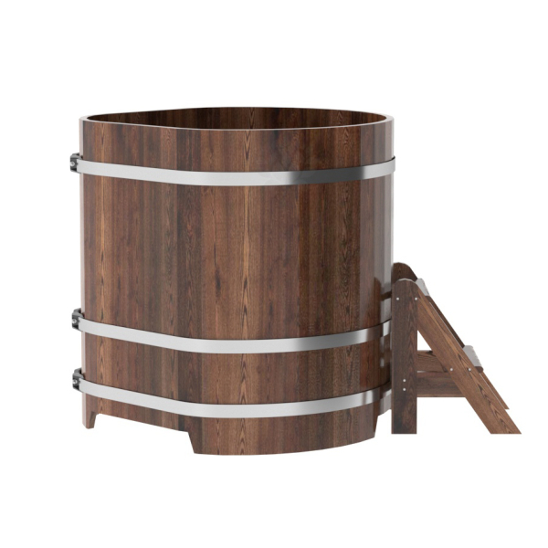 Купель угловая Bentwood из мореной лиственницы Премиум 1,03х1,03 Высота 1,1 м. Фото № 2