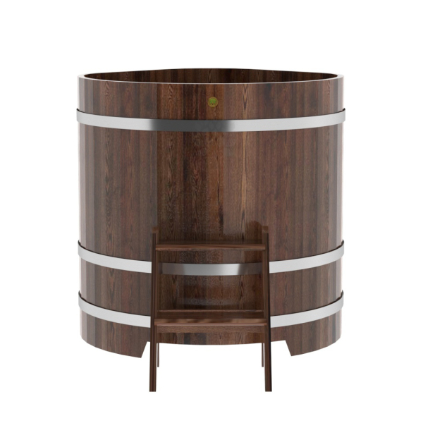 Купель угловая Bentwood из мореной лиственницы Премиум 1,03х1,03 Высота 1,1 м. Фото № 4